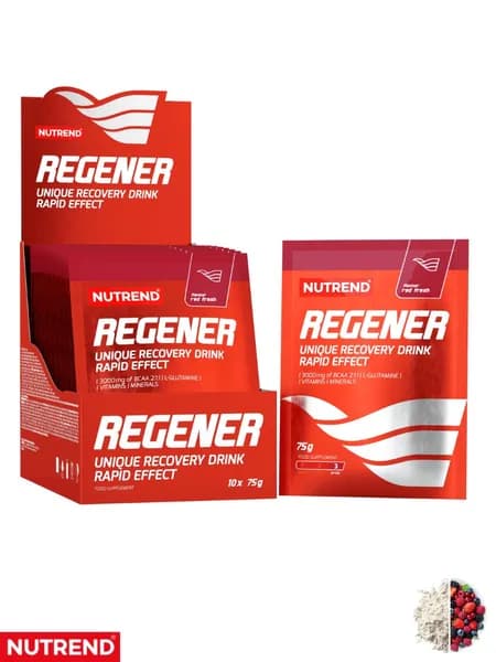Восстанавливающий комплекс REGENER Nutrend, 75 г, красные ягоды