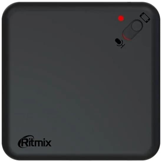 Диктофон цифровой Ritmix черный, 16 ГБ, MP3;WAV10 ч, RITMIX RR-220 16GB Black
