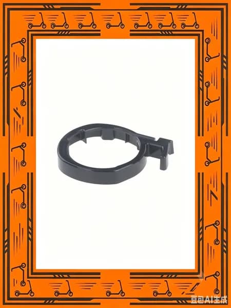 Фolding зажим рамы Ninebot Max, черн., 9г, для скутера, пластик, легко устанавливается