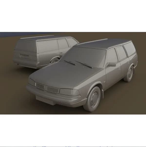 Москвич 2142 Святогор Универсал. Проектный автомобиль. Масштабная модель 1:72.