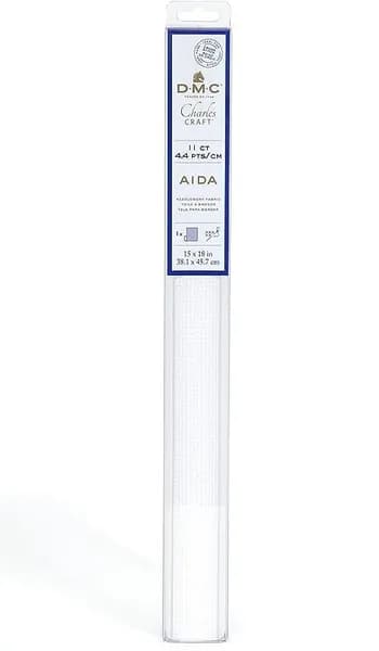 Канва Classic Reserve Aida 11ct. (Белая, 38 х 46 см.) Charles Craft Fabrics GD113-6750