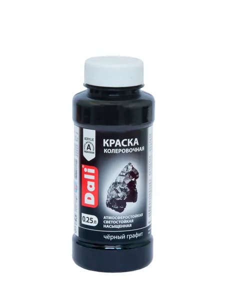 ДАЛИ краска колеровочная, черный графит, 0,25 л
