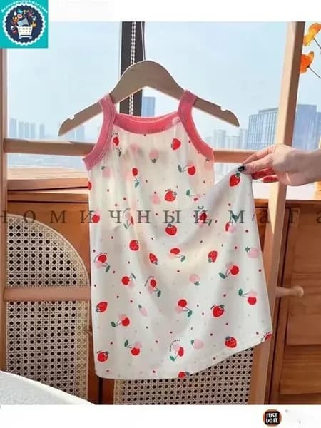 Детская ночная сорочка из искусственного шелка