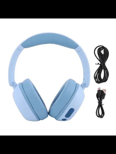 детские Bluetooth-наушники с подсветкой Синий, Синий