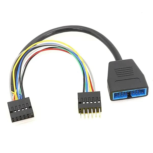 (B T Y Z) Высокоскоростной USB-Кабель 11Pin (Мама) - (Папа) USB 19PIN