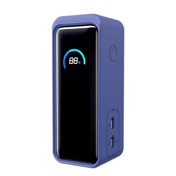 Гибкий противоударный чехол для Power Bank 65W 9600mAH, темно - синий