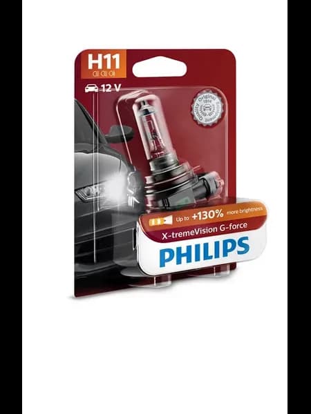 Лампа H11 галогенная автомобильная 55W 12V 3400K 12362XVGB1