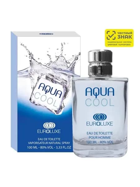 Euroluxe Aqua Cool Туалетная вода Мужская 100мл