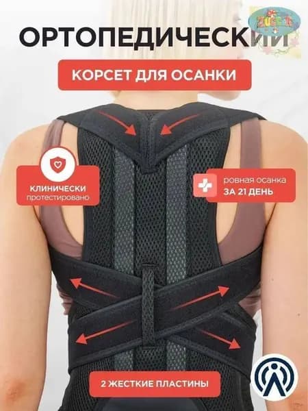 Защита спины горнолыжная, сноубордическая, размер: L
