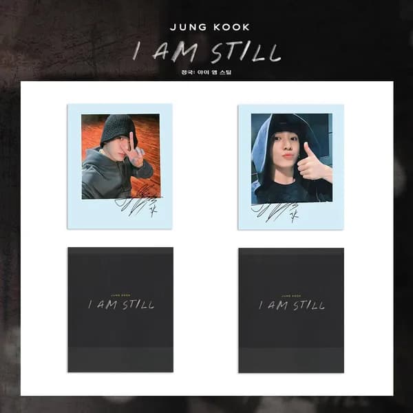 Карточки BTS Коллекционная карточка БТС JK I AM STILL Jungkook Коллекционная карточка 5.4*8.6cm