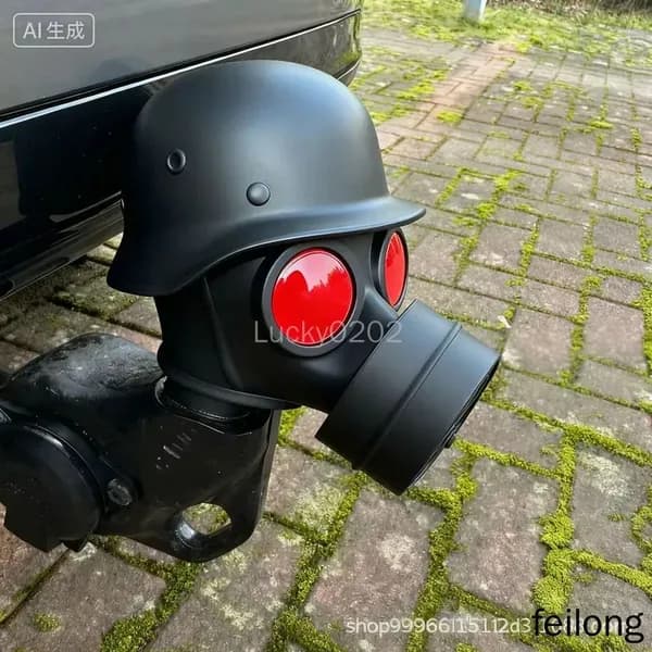 Украшение крюка прицепа/колпачок на фаркоп,Это удлиненный нос с ромбовидной текстурой