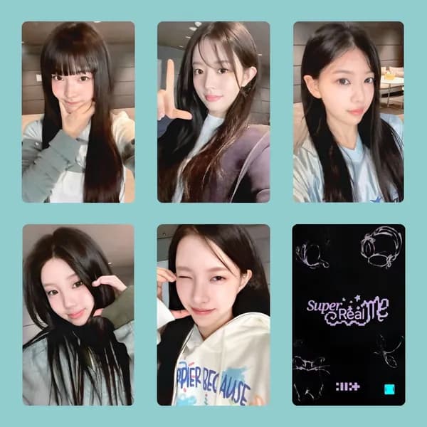 Карточки ILLIT кпоп картыK-pop Коллекционная карточка 5.4*8.6cm 5 шт