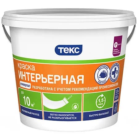 Текс Краска, Акриловая, 1.5 кг
