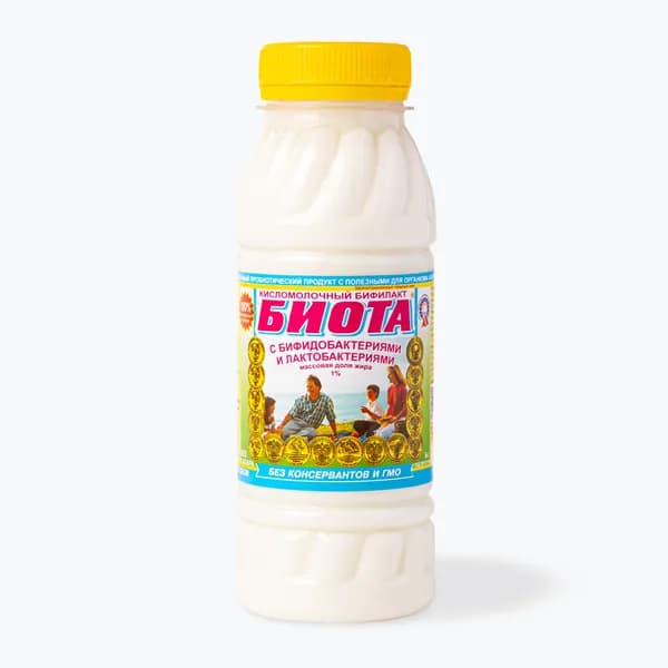 Кисломолочный бифилакт, 1%, 250 мл, БИОТА