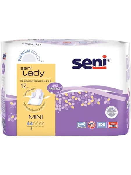 Прокладки урологические Seni Lady Mini, 12 шт