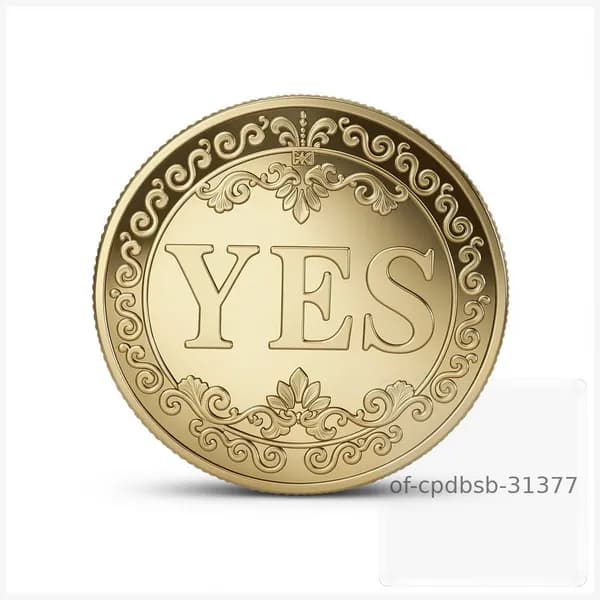 Сувенирная монета YES NO унисекс