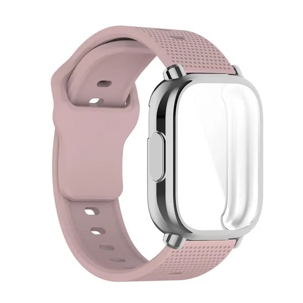 Cиликоновый ремешок + TPU корпус Для Redmi Watch 5 Lite, Спортивный Ремешок, Аксессуары для умных часов