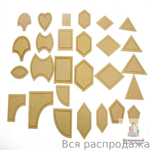 Акриловые шаблоны для квилтинга, стеганые трафареты для пэчворка и шитья 54 шт, прозрачные линейки с припуском и чистым образцом, круги, шестиугольники, ромбы и сердечки