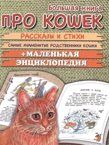 Большая книга про кошек: Энциклопедия, рассказы и стихи