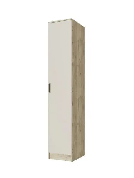 Пенал Лагуна (0,4) (дуб крафт серый/кашемир) 2100х400х510 ТЭКС