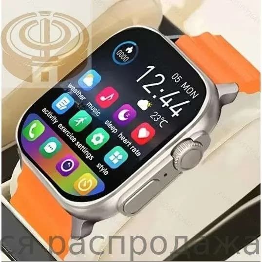 Смарт-часы, 49mm, Серия Ultra, мужские и женские спортивные часы для фитнеса на открытом воздухе, 2,09-дюймовый HD-экран, вызов по Bluetooth, синхронизация контактов, управление камерой, siri, мониторинг состояния здоровья, воспроизведение музыки