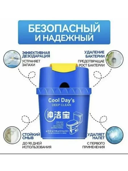 Принадлежности для мытья посуды, синие 1 шт