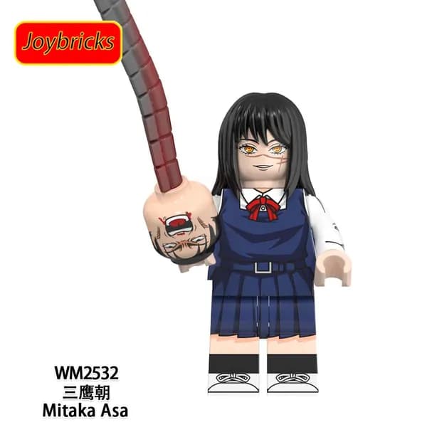 Мини-фигурки Человек-бензопила главные герои, совместимы с Lego