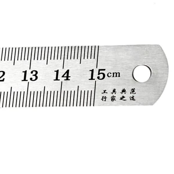 Стальная линейка для измерений, 15cm