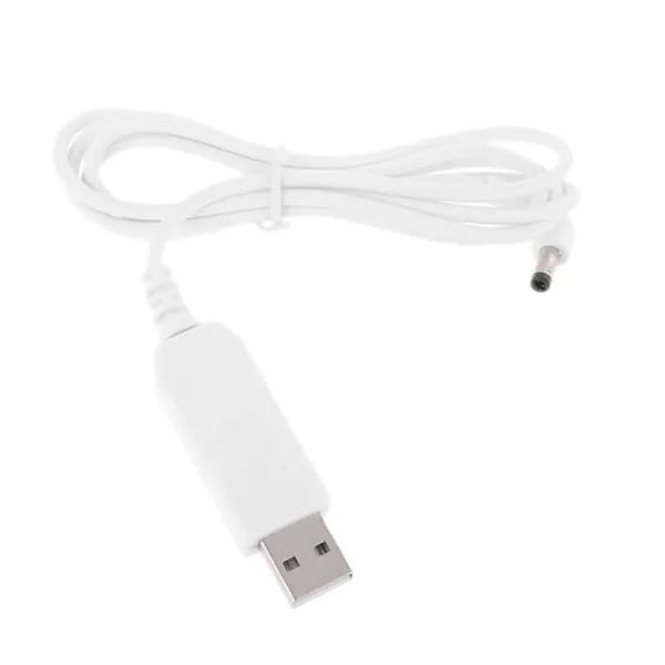 Угловой шнур питания USB5V 6V 4,0x1,7 мм, белый