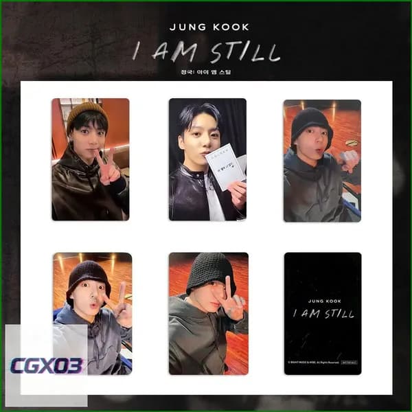 Карточки BTS Коллекционная карточка БТС JK I AM STILL Jungkook Коллекционная карточка 5.4*8.6cm