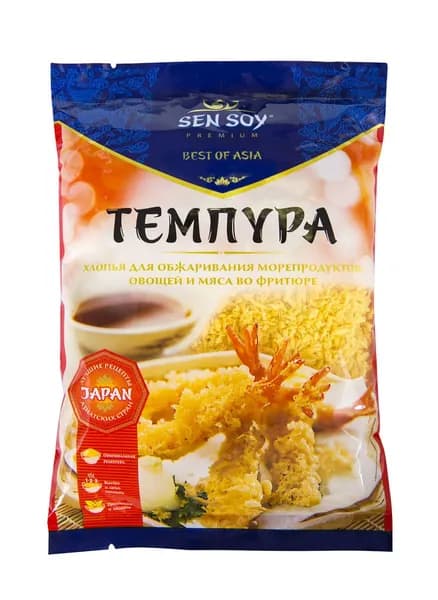 Сухари панировочные Sen Soy Темпура хлопья, японские, 100 г