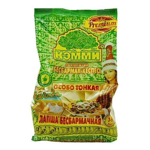 Макаронные изделия Кэмми Premium Лапша бесбармачная яичная особо тонкая 250 г (2 шт)