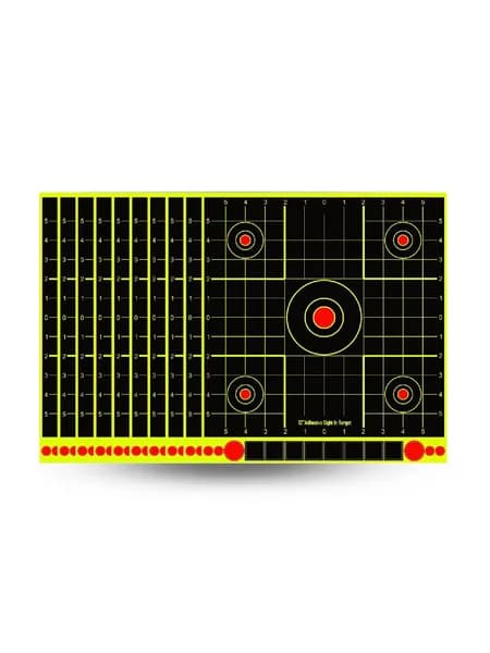 12x12 дюймов целлюлозные мишени для стрельбы