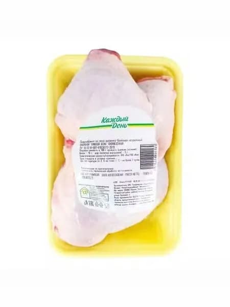 Окорочок из мяса цыпленка-бройлера Каждый день охлажденный, 1,2 кг