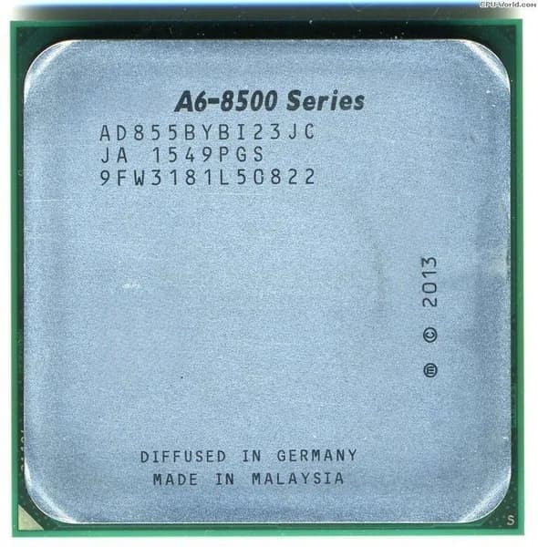 Процессор Socket AM4 AMD A6 8580 ( формат A6 9500 2 ядра 2 потока 3800 МГц 3,8 ГГц 65Вт 65W )