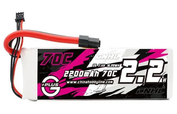 Аккумулятор CNHL G+Plus 2200мАч 2S 70C LiPo XT60 110538