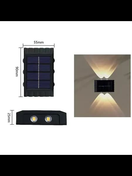 Солнечные наружные светильники IP65 4 leds