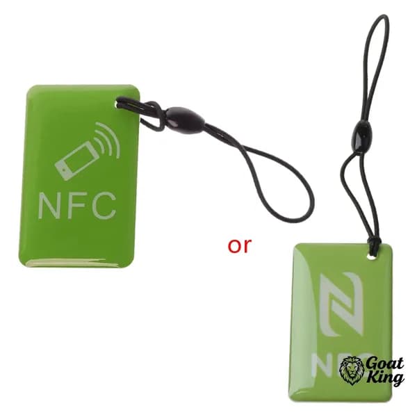 Водонепроницаемая эпоксидная карта Ntag213 с NFC-меткой-красный