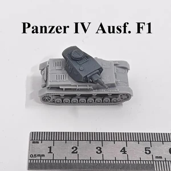 Миниатюрная модель танка в масштабе 1:144, напечатанная на 3D-принтере, из смолы, основные боевые танки Германии Второй мировой войны Tiger I/Tiger II/Panther/Panzer IV