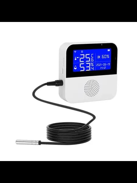 Гигрометр термометр метеостанция Wi-Fi TuyaAS90W