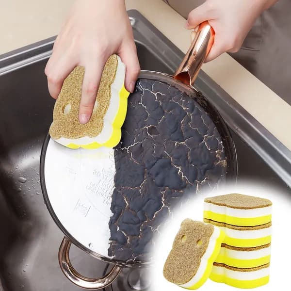 Губка, поликоттон, 5 шт.
