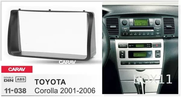 Переходная рамка Toyota Сorolla 2001-06 7*