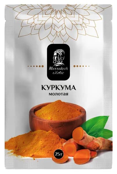 Marrakech Exotic Куркума молотая, 25г