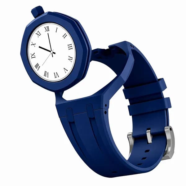 Чехол из биокерамики и силиконовый ремешок для часов Swatch Royal Pop