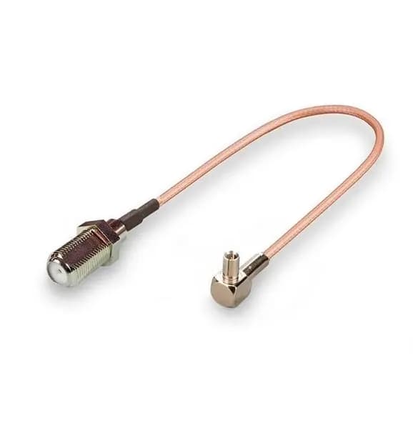 Пигтейл переходник TS9 - F female , для подключения zte mf79 к внешней антенне
