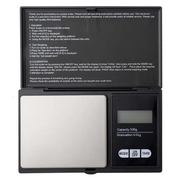 Цифровые кухонные весы, 500G 0.01G