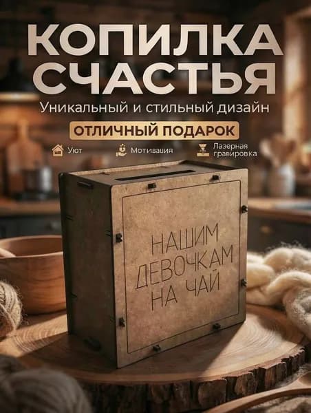 Копилка для денег и чаевых подарок для бьюти мастеров в салон красоты