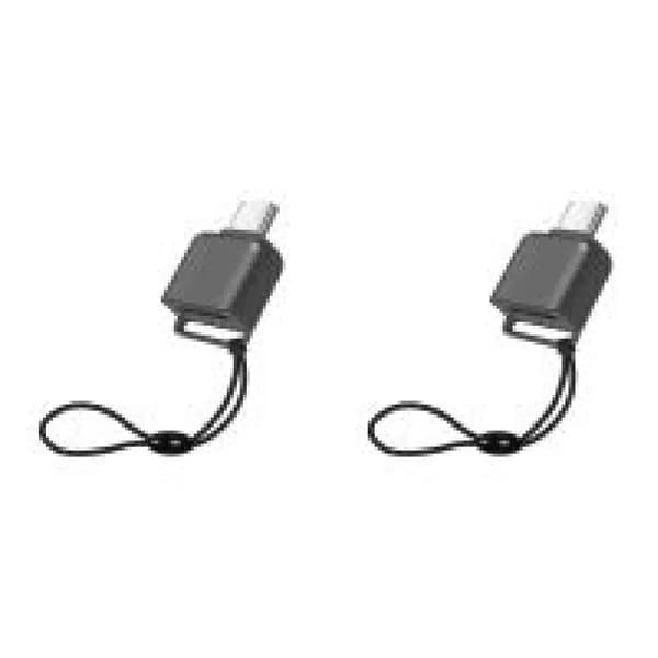 USB-C-ридера для карт microSD из цинкового сплава с ремешком