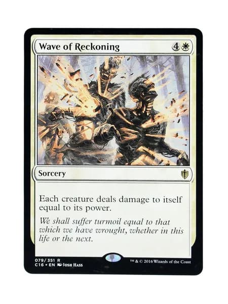 Голографическая (Holo) прокси-карта TCG/MTG Proxy: Wave of Reckoning #079