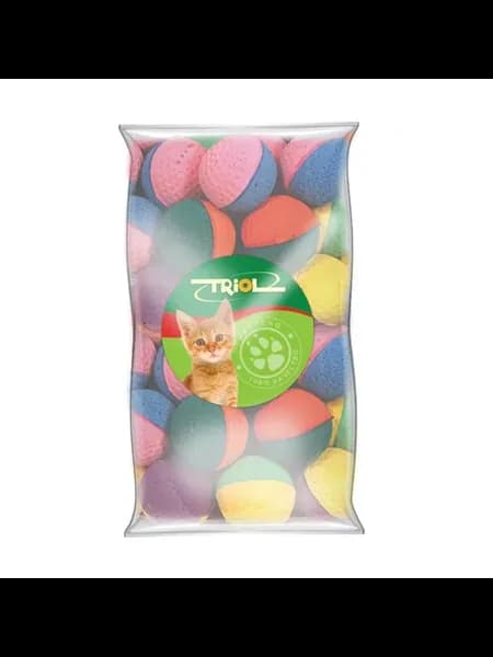 Игрушка для кошек Мяч для гольфа, d 40 мм, пакет 25 шт